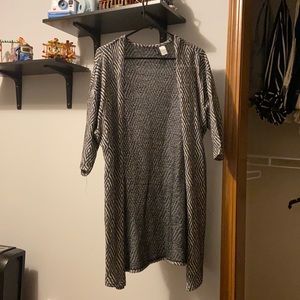 Black and white cardigan